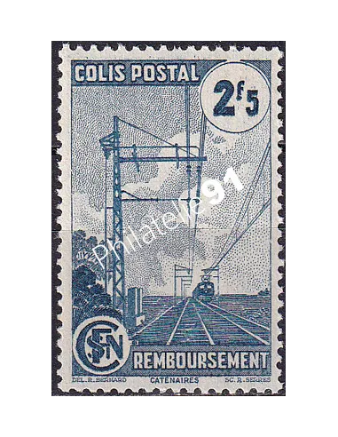 Colis Postaux n° 218A, Collection timbres France