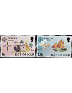 ILE DE MAN - n°  182 à 183 ** - EUROPA 1981 - Le Floklore