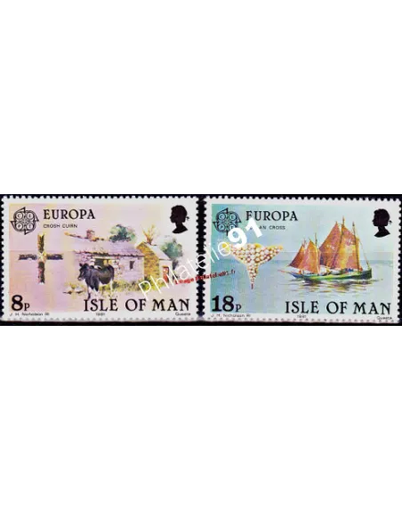ILE DE MAN - n°  182 à 183 ** - EUROPA 1981 - Le Floklore