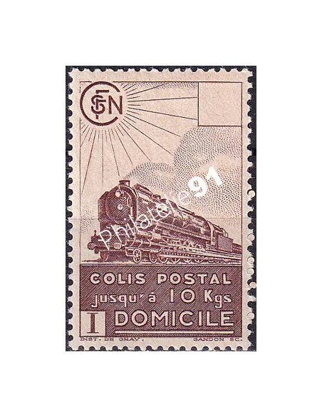 Colis Postaux n° 174, Collection timbres France
