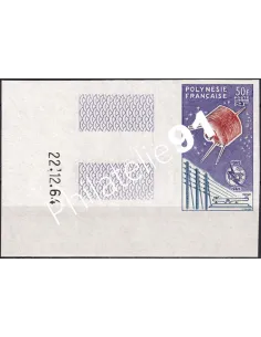 POLYNÉSIE - PA n° 10 ND, Bord de Feuille daté, timbre des Dom-Tom