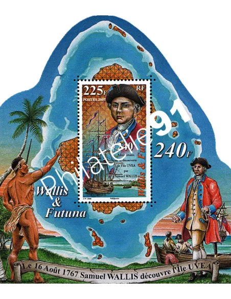 Bloc de Timbre de Wallis et Futuna n° 22, collection timbres Dom-Tom