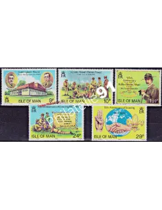 ILE DE MAN - n°  198 à 202 ** - Scoutisme