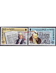 ILE DE MAN,n°  203 à 204, EUROPA 1982, collection timbres Europe