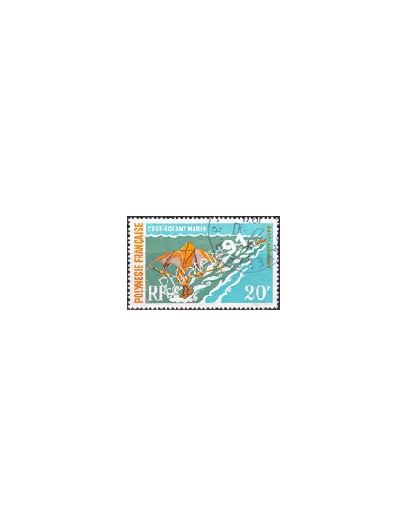 POLYNÉSIE, PA n° 50 oblitéré, collection timbres Dom Tom