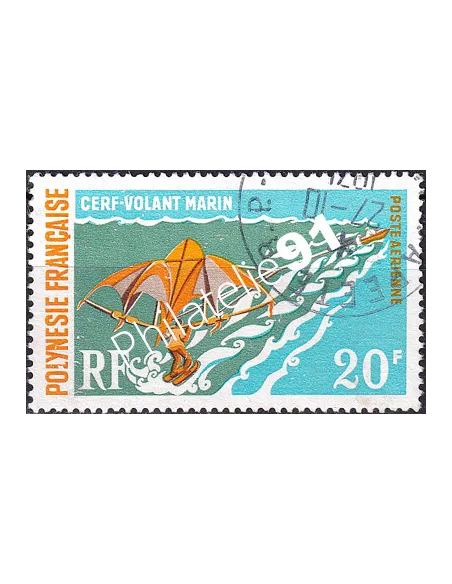 POLYNÉSIE, PA n° 50 oblitéré, collection timbres Dom Tom