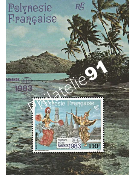 Bloc-Feuillet n° 8 - Timbres de Polynésie
