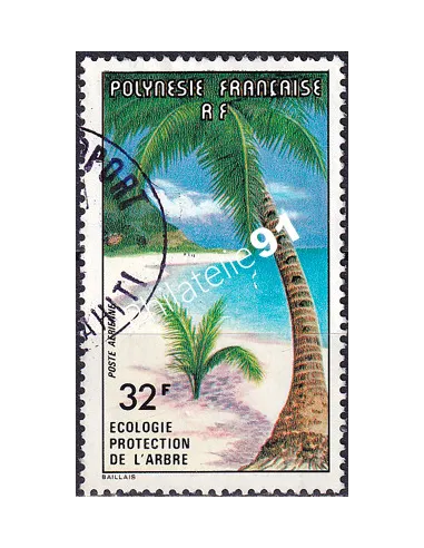 POLYNÉSIE, PA n° 128 oblitéré, collection timbres Dom Tom