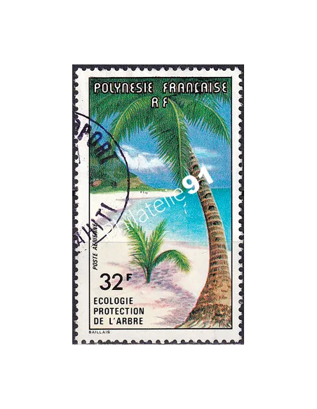 POLYNÉSIE, PA n° 128 oblitéré, collection timbres Dom Tom