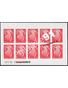 Carnet de timbres de NOUVELLE CALÉDONIE n° C1072 - Le cagou - autoadhésif