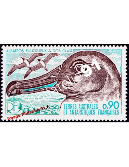 Timbre des TAAF n° 72,Faune, Albatros, timbres des Dom-Tom