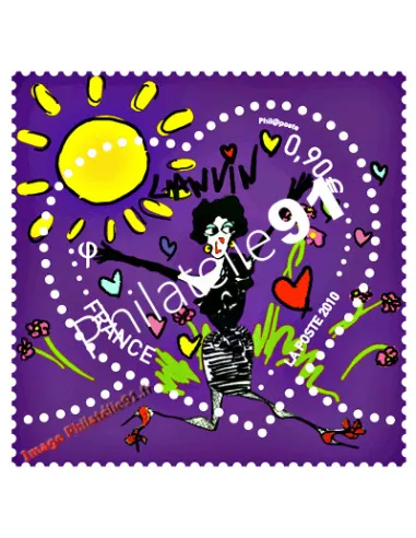 Timbre n° 4432 - Coeur 2010 de Lanvin