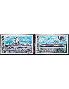 TAAF,n° 74 à 75, Collection timbres DOM TOM