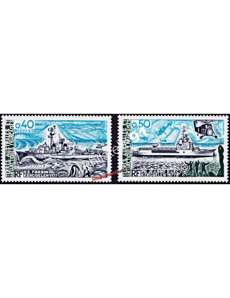 TAAF,n° 74 à 75, Collection timbres DOM TOM