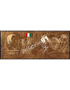 Cote-d'Ivoire - n°  310 et PA n° 48 - 10ème anniversaire de l'indépendance