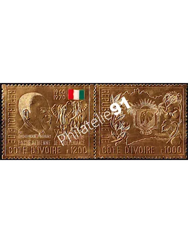 Cote-d'Ivoire - n°  310 et PA n° 48 - 10ème anniversaire de l'indépendance