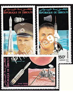 Djibouti - PA n° 150 à 152 - Conquêtes spatiales