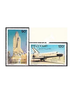 Djibouti - PA n° 155 et 156 - Navette spatiale
