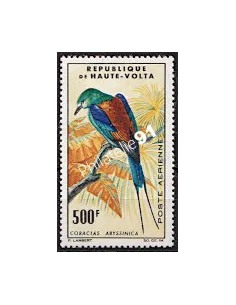 Haute-Volta - PA n°   20 ** - Rollier d'Abyssinie