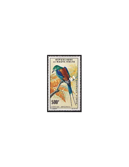 Haute-Volta - PA n°   20 ** - Rollier d'Abyssinie