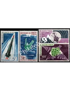 Haute-Volta - PA n°   36 à 39 ** - Satellites français