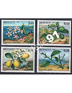 MONACO - Timbres n° 1749 à 1752 en BF n° 51 - Les quatre saisons du citronnier