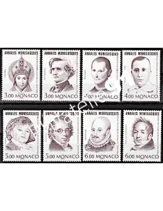 Timbres de MONACO - issus du BF n° 72 - 20ème anniversaire des "Annales Monégasques"