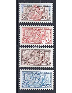 Timbres de MONACO -issus du  BF n° 75 - Sceau du prince