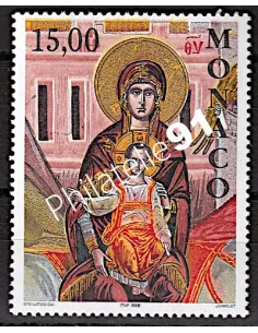 MONACO -issu du BF n° 79 - Vierge à l'enfant - Timbres Monaco
