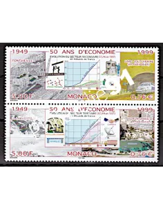 n° 2205 à 2206  - économie - Timbres Monaco