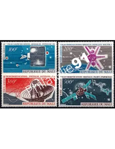 MALI - PA n°   93 à 96 ** - Télécommunications spatiales