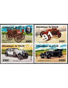 Niger - n°  644  à 647 ** - Voitures anciennes