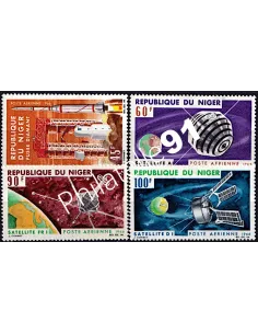 Niger - PA n°   58 à 61 ** - Satellites français