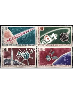 Sénégal - PA n°   49 à 52 ** - Satellite français