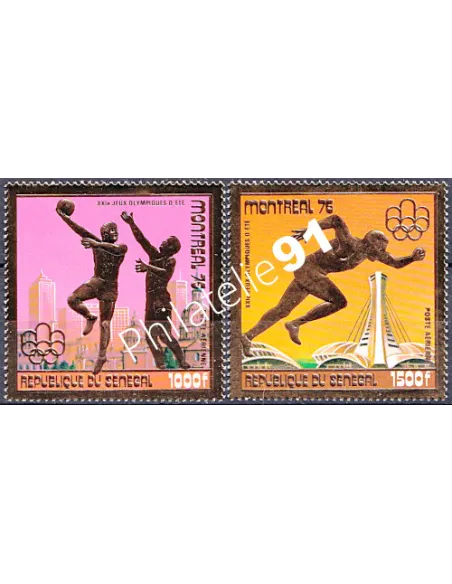 Sénégal - PA n°  154 et 155 ** - Jeux Olympiques d'été à Montréal
