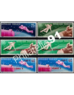 Togo - n°  475 et 476 et n° 481 à 484 ** - Homme dans l'espace