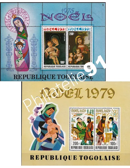 Togo - BF n°   89 et 133 ** - Noël