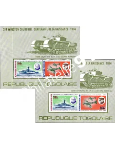 Togo - BF n°   84 et BF n° 84 non dentelé ** - Sir Winston Churchill