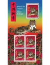 n° 5548  - 5549 ** (F5548) - Feuille Année lunaire chinoise du Tigre - 5 timbres à 1,16 €
