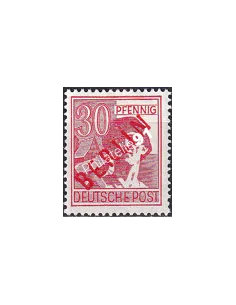 BERLIN, n° 11B, surcharge rouge, collection timbres Allemagne