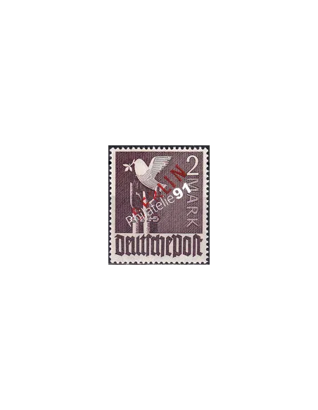 BERLIN, n° 18B, surcharge rouge, collection timbres Allemagne