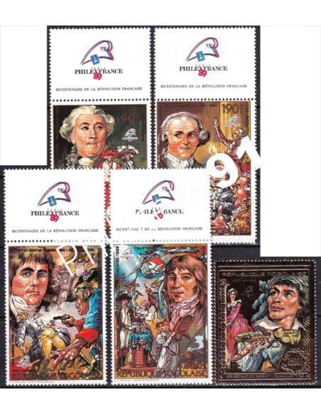 Togo, n° 1272 à 1273 et PA n° 661 à 663,  Timbres Colonies Françaises
