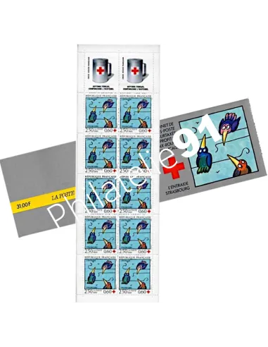 Carnet de timbre 2041 - année 1992 - Croix rouge