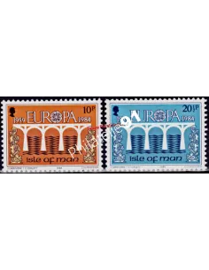 ILE DE MAN - n° 251 à 252 - EUROPA 1984