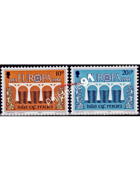 ILE DE MAN - n° 251 à 252 - EUROPA 1984