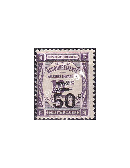 Timbre-Taxe n° 51 charnière,collection timbres France