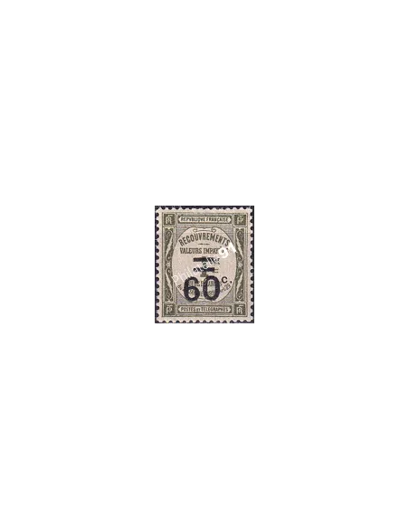 Timbre-Taxe n° 52 charnière,collection timbres France