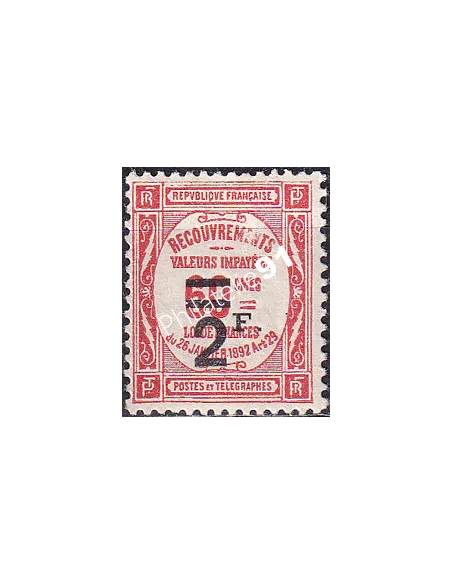 Timbre-Taxe n° 54 charnière,collection timbres France