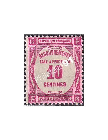 Timbre-Taxe n° 56 charnière,collection timbres France