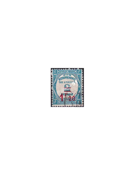 Timbre-Taxe n° 64 oblitéré, collection timbres France